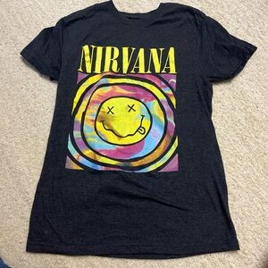 Cute nirvana tee shirt, size medium
